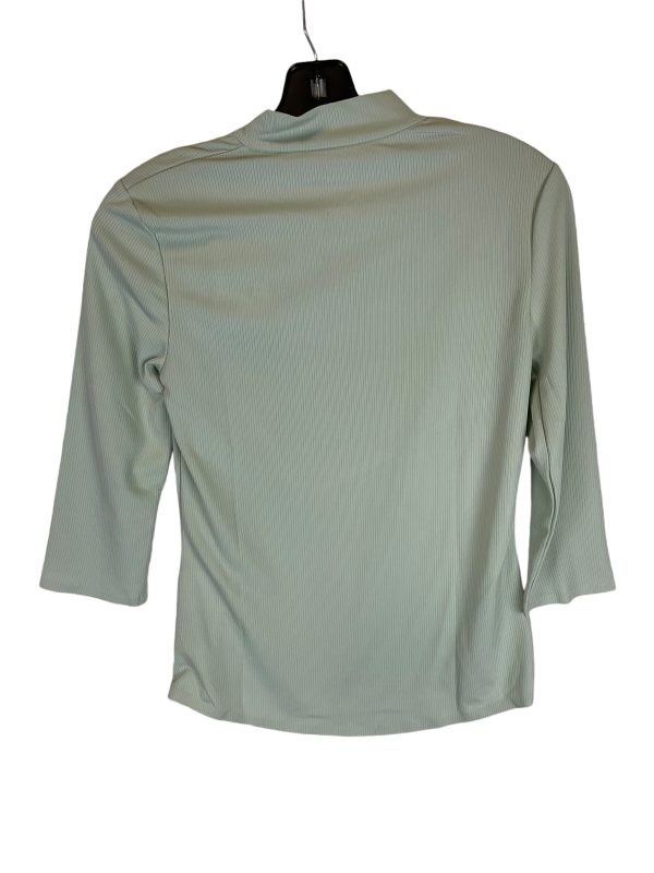 Athletic Top Long Sleeve Collar By Nike Apparel In Green, Size: XS Cheap