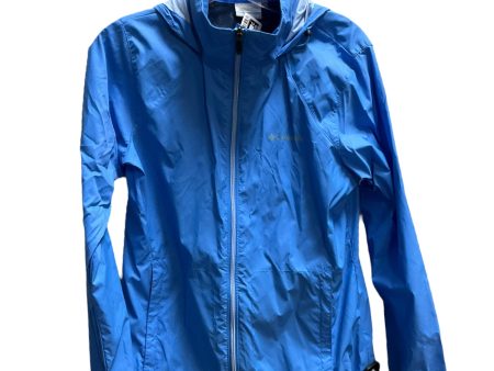 Jacket Windbreaker By Columbia In Blue, Size: M on Sale