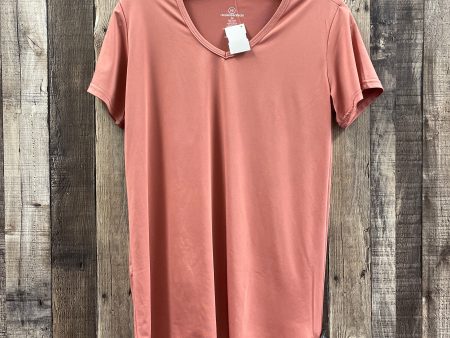 Athletic Top Short Sleeve By Clothes Mentor In Mauve, Size: M Online now