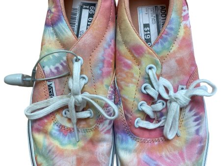 Shoes Flats By Vans In Tie Dye Print, Size: 7 Cheap