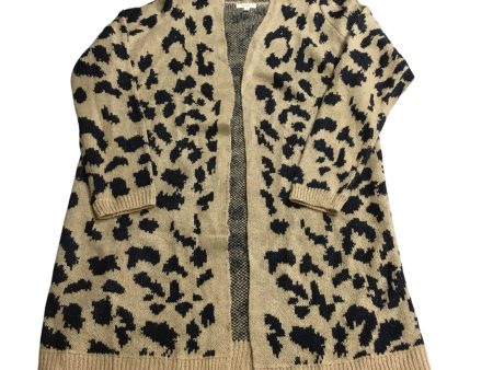 Cardigan By Kori America In Black & Tan, Size: L Online