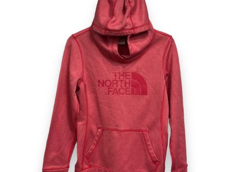 Athletic Top Long Sleeve Hoodie By The North Face In Red, Size: S Supply