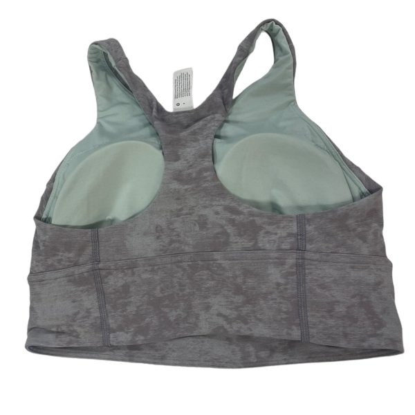 Athletic Bra By Lululemon In Grey & Purple, Size: 8 Online Sale