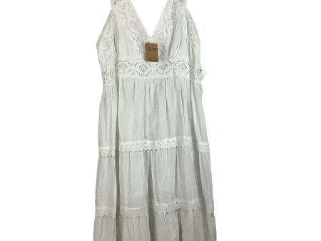 Dress Casual Maxi By Clothes Mentor In White, Size: M Online Sale