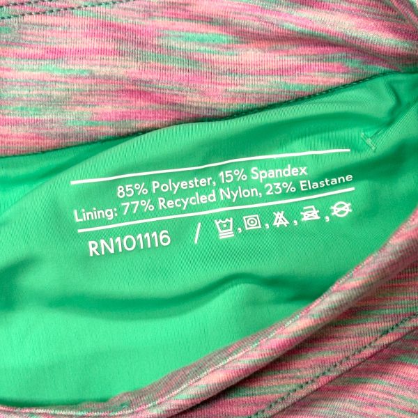 Athletic Skirt By Outdoor Voices In Green & Pink, Size: M Online Sale