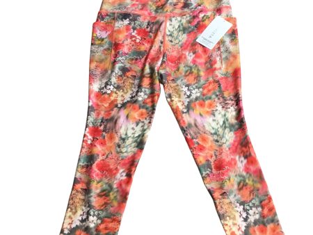 Athletic Capris By Athleta In Floral Print, Size: Xl Discount