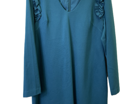 Dress Casual Short By Trina By Trina Turk In Blue, Size: L Sale