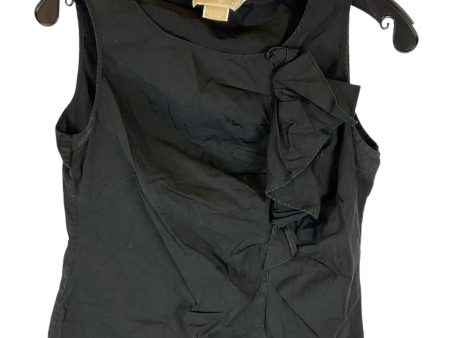 Top Sleeveless Designer By Michael By Michael Kors In Black, Size: 6 Supply