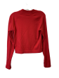 Athletic Top Long Sleeve Collar By Dsg Outerwear In Red, Size: L For Sale