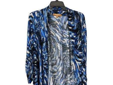 Cardigan By Ellen Tracy In Blue, Size: 3x Fashion