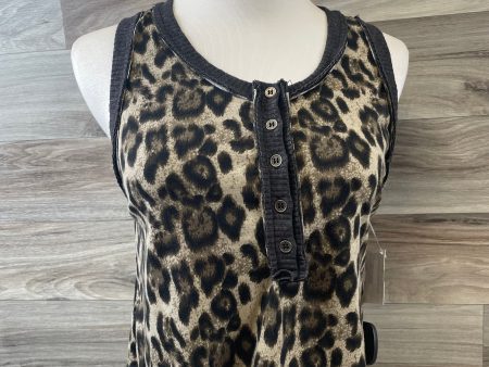 Tank Top By Cme In Animal Print, Size: S Online