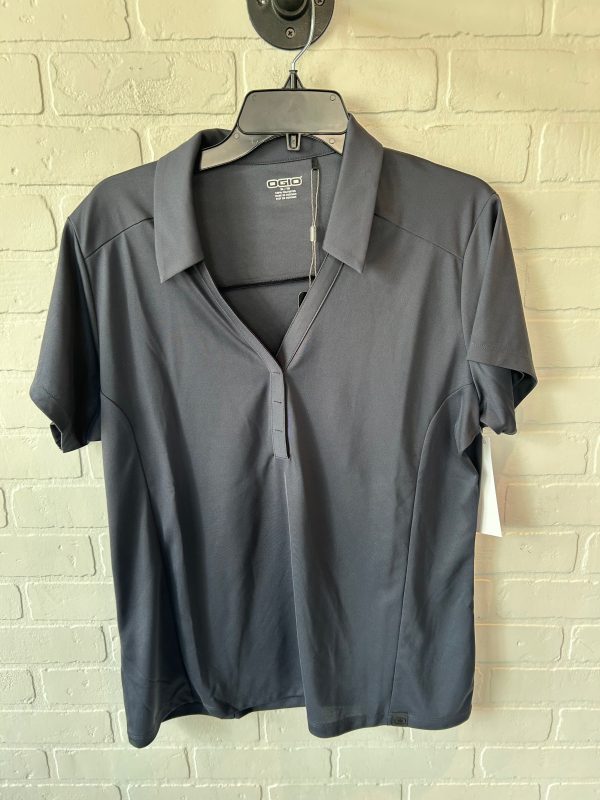 Athletic Top Short Sleeve By Clothes Mentor In Grey, Size: Xl Hot on Sale