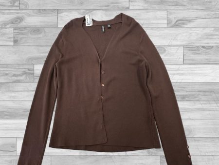 Cardigan By Clothes Mentor In Brown, Size: L For Discount