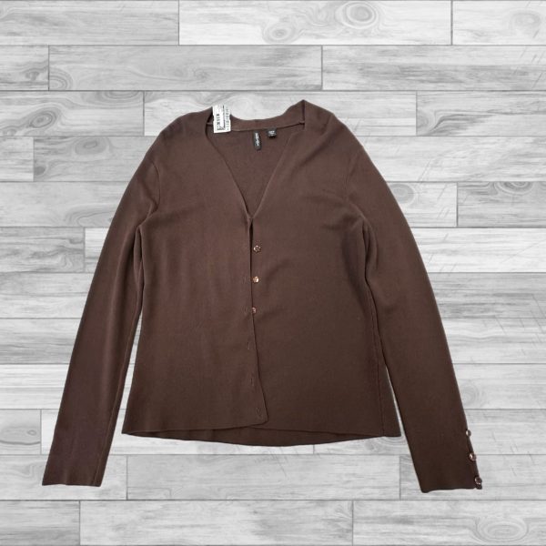 Cardigan By Clothes Mentor In Brown, Size: L For Discount