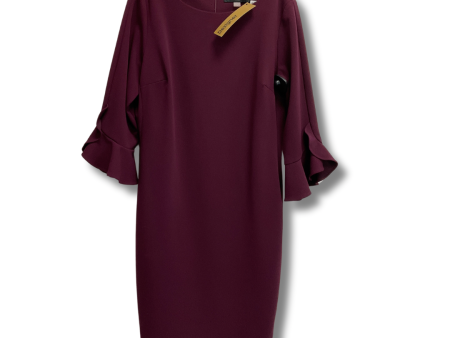 Dress Designer By Karl Lagerfeld In Purple, Size: 14 For Sale