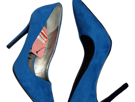 Shoes Heels Stiletto By Sam And Libby In Blue, Size: 5.5 Supply