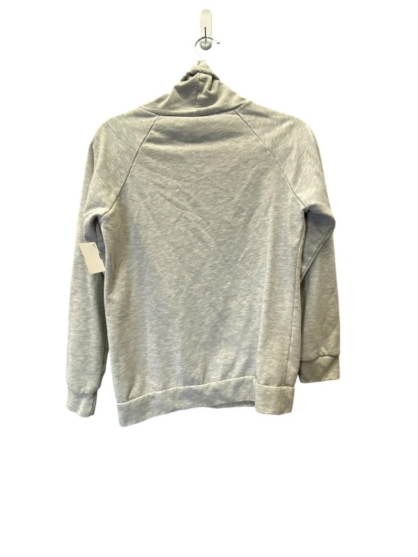 Sweatshirt Collar By Clothes Mentor In Grey, Size: M on Sale