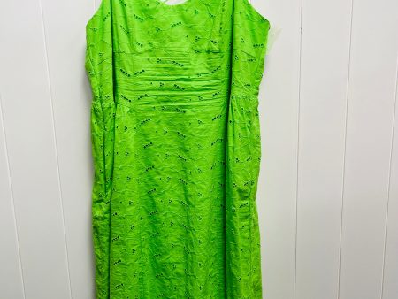 Dress Casual Midi By A New Day In Green, Size: Xl Discount