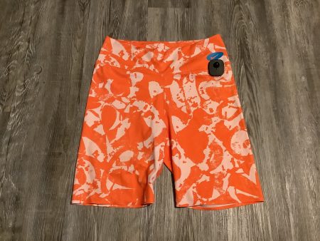 Athletic Shorts By Nike Apparel In Orange, Size: M Sale