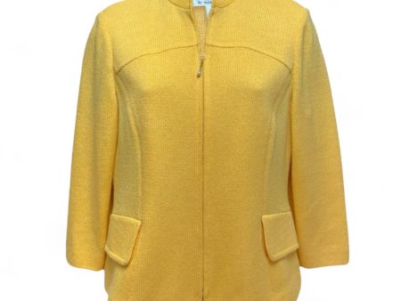 Blazer Designer By St John Collection In Yellow, Size: 4 Supply