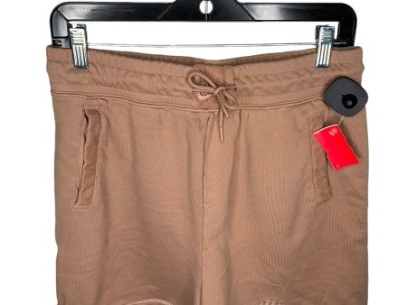 Athletic Shorts By Nike Apparel In Brown, Size: M For Cheap