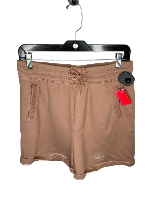 Athletic Shorts By Nike Apparel In Brown, Size: M For Cheap