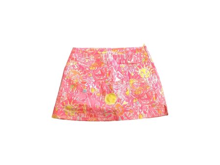 Skort By Lilly Pulitzer In Pink & Yellow, Size: 0 Hot on Sale