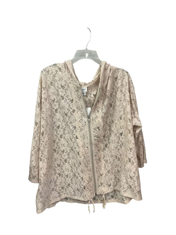 Jacket Shirt By Cato In Tan, Size: 4x Sale