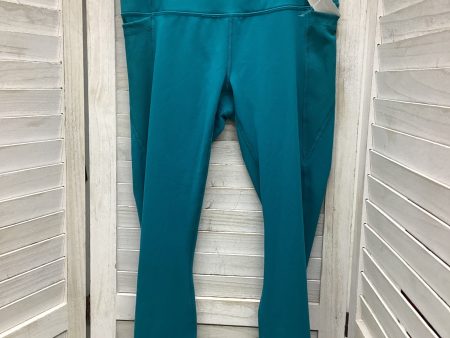 Athletic Leggings By 90 Degrees By Reflex In Teal, Size: M on Sale