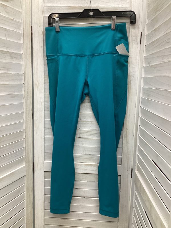 Athletic Leggings By 90 Degrees By Reflex In Teal, Size: M on Sale