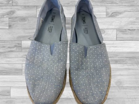 Shoes Flats By Toms In Blue, Size: 9 For Discount