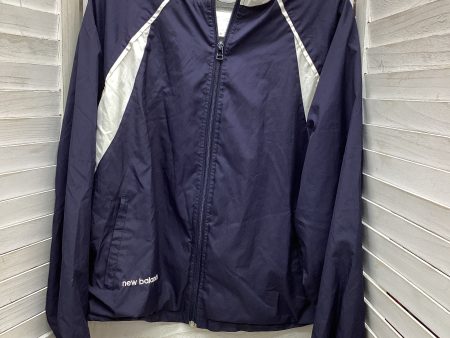 Jacket Windbreaker By Clothes Mentor In Navy, Size: L Hot on Sale