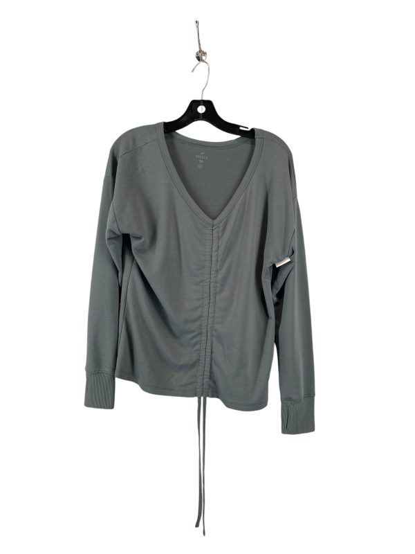 Athletic Top Long Sleeve Collar By Clothes Mentor In Green, Size: M on Sale