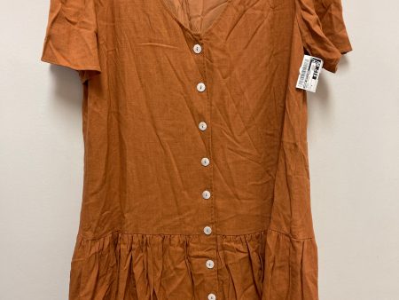 Dress Casual Short By Urban Outfitters In Orange, Size: M Online now