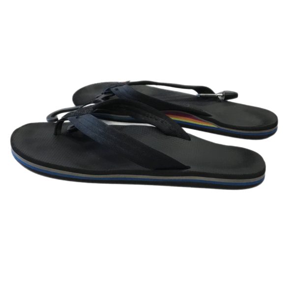 Sandals Flip Flops By Clothes Mentor In Black, Size: 10 Online Hot Sale