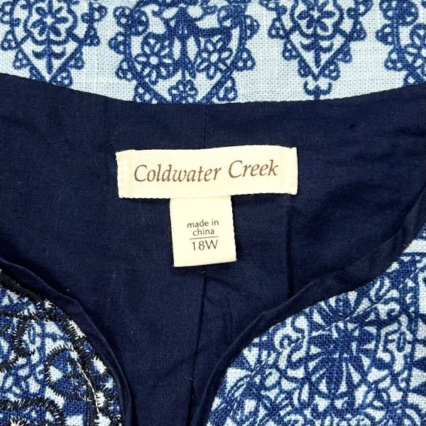 Jacket Other By Coldwater Creek In Blue, Size: 2x Online now