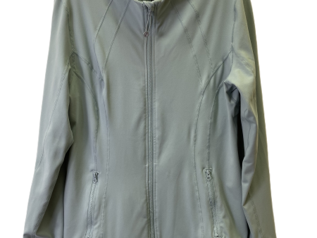 Athletic Jacket By 90 Degrees By Reflex In Aqua, Size: L Online now