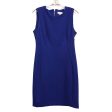 BLUE DRESS CASUAL MIDI by CALVIN KLEIN Size:L Sale