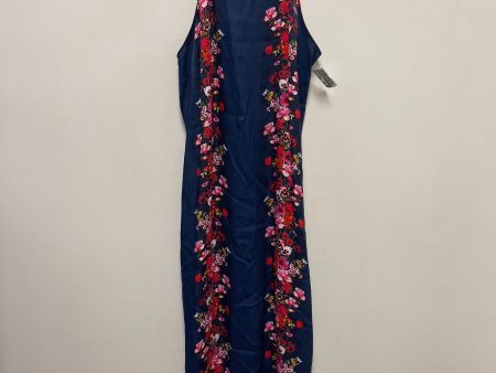 Dress Casual Maxi By Anthropologie In Navy, Size: L Hot on Sale