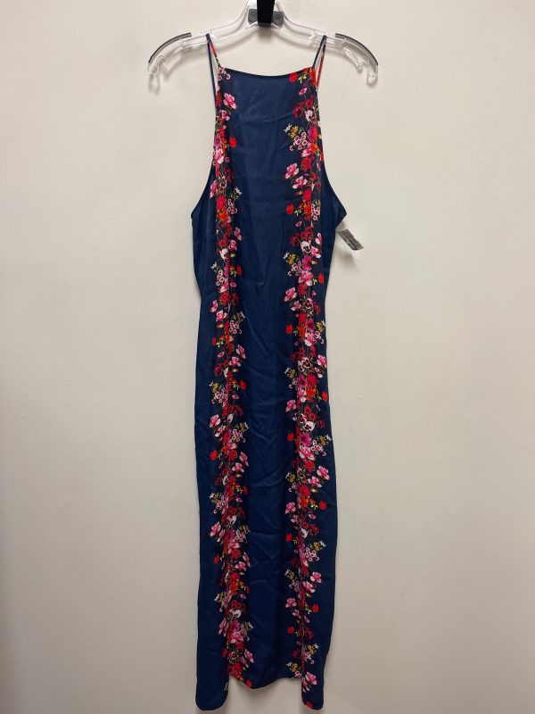 Dress Casual Maxi By Anthropologie In Navy, Size: L Hot on Sale