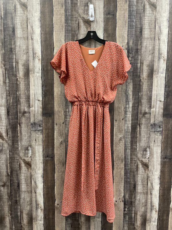 Dress Casual Maxi By Sienna Sky In Polkadot Pattern, Size: Xs For Sale