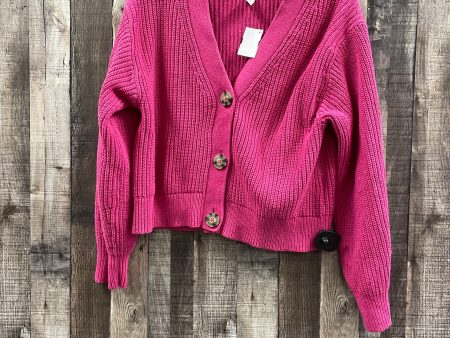 Sweater Cardigan By H&m In Pink, Size: S Hot on Sale