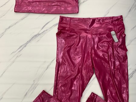 Athletic Pants 2pc By Fabletics In Pink, Size: 3x Online Sale