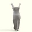 Dress Casual Maxi By Heart & Hips In Grey, Size: S For Discount