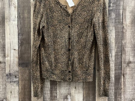 Cardigan By Ann Taylor In Animal Print, Size: S Hot on Sale