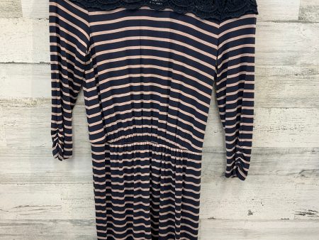 Dress Casual Midi By Clothes Mentor In Navy, Size: Xs Fashion