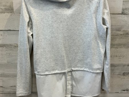 Athletic Top Long Sleeve Hoodie By Athleta In Grey, Size: S Hot on Sale