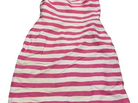 Dress Designer By Kate Spade In Pink & White, Size: S Cheap