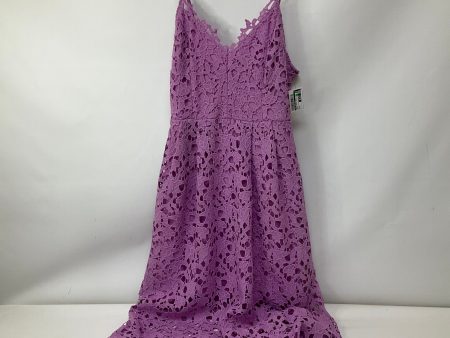 Dress Casual Midi By Astr The Label In Purple, Size: M Online now