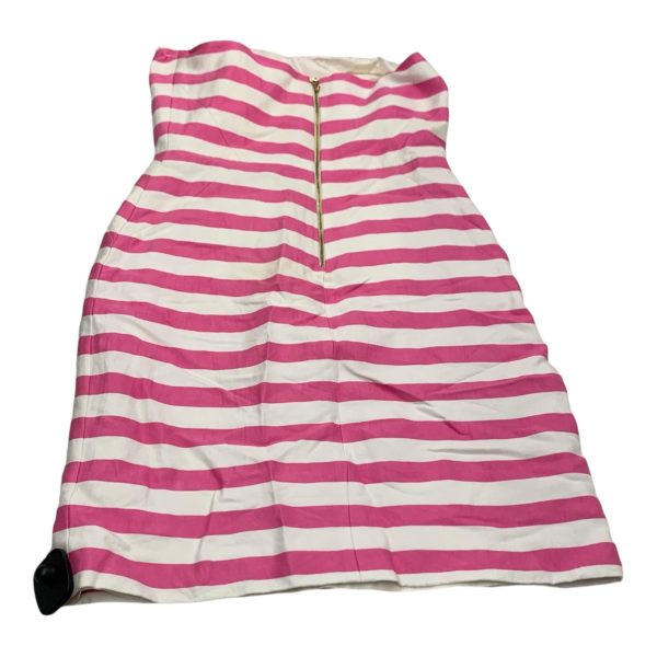 Dress Designer By Kate Spade In Pink & White, Size: S Cheap